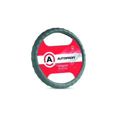 Оплетка руля AUTOPROFI AP-265 D GY L