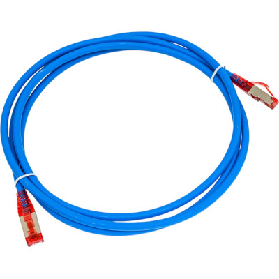 Экранированный патч-корд Hyperline PC-LPM-STP-RJ45-RJ45-C5e-2M-LSZH-BL 230098