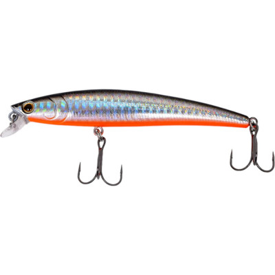 Strike Pro Arc Minnow 105F цвет: A70-713 Black Silver OB JL-092F#A70-713