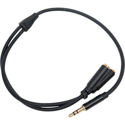 VENTION Переходник-разветвитель гибкий Jack 3.5 mm M/Jack 3.5 mm F x 2 - 0.3м BBWBY