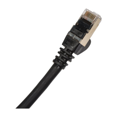 LANMASTER Патч-корд RJ45 - RJ45, 4 пары, S/FTP, категория 6A, 1.5 м, черный, LSZH, LAN-PC45/S6A-1.5-BK