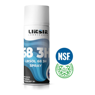 LIKSIR Универсальное смазочное масло LIKSOL 68 3H Spray с пищевым допуском (520мл) 500103