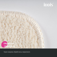 IDDIS Коврик для ванной комнаты, 90x60, микрофибра, светло-бежевый, , PSQL01Mi12