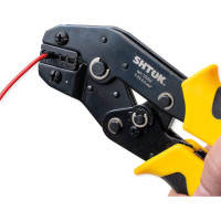 Пресс-клещи SHTOK ПК-19+, матрица, профиль трапеция, 0.25 - 6.0 мм 03202