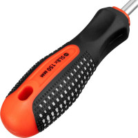 Отвертка MATRIX Fusion, SL5,0x150 мм, CrV, 3-х компонентная рукоятка "anti slip" 11425