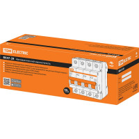 Автоматический выключатель TDM ELECTRIC ВА47-29 4Р 40А 4.5кА С SQ0206-0129