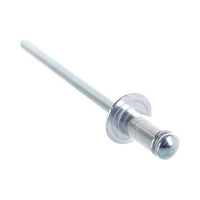 Вытяжная заклепка Bralo алюминий/сталь 4,0х8 стандартный бортик 500шт 01010004008