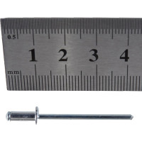 Вытяжная заклепка Bralo алюминий/сталь 4,0х8 стандартный бортик 500шт 01010004008