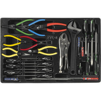 Набор инструментов для тележки инструментальной JTC-3931 1-я секция 25 предметов JTC-39311