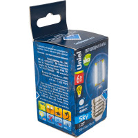 Светодиодная лампа Uniel LED-G45-6W/NW/E27/CL PLS02WH UL-00001370