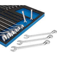 Набор комбинированных гаечных ключей NORGAU тип N7В-019 19 шт. 060223819