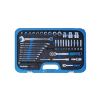 Набор автомобильного инструмента NORGAU N1000 в пластиковом кейсе 74 предмета 068101001