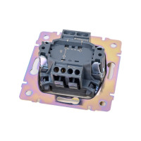 Проходной выключатель Smartbuy 1-клавишный 10А бежевый Нептун SBE-05i-10-SW12-0