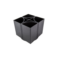 Подставка для канцелярских мелочей Attache Квартет вращающаяся, черная 780294