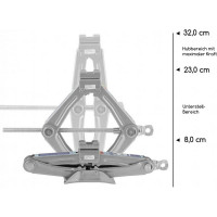 Механический домкрат Alca "РОМБ" 0,8 т. (h 100-320 мм.) 436080