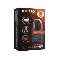 Навесной замок Fuaro PL-03-40 англ. 3 кл., коробка 42585