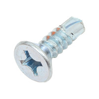 Саморез ZAMETAL 5,5х19 со сверлом и потайной головкой, DIN 7504Р, оц., 500 шт ZA082419