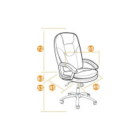 Кресло TetChair SOFTY LUX флок бежевый 7 13593