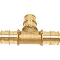 Тройник латунный SANEXT 20х20х20мм равнопроходный Lite 46205