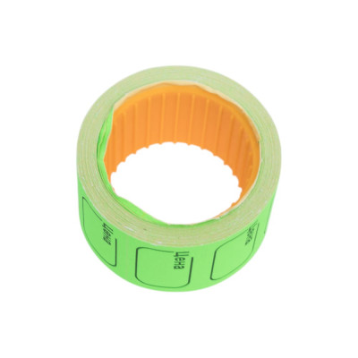 Малый ценник 5 шт в упаковке Office Space 30х20 мм, зеленый, 200 шт./рулон Spt 4174