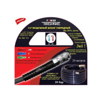 Шланг гибридный с фитингами рапид (15 м; 10х17 мм; рапид EURO) POWER TECHNIC AH10/17-15