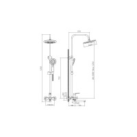 Смеситель для ванны Haiba HB24557-8
