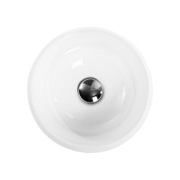 Керамическая накладная раковина BelBagno круглая BB1114