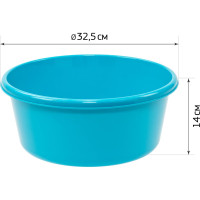 Таз IDEA круглый 8л белый М 2512