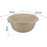 Таз IDEA 10л белый М 2506