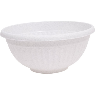 Кашпо-миска IDEA ЛИВИЯ 300 мм, 5 л Мраморный М 3193