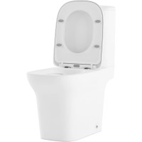 Напольный безободковый унитаз Lavinia Boho Bristol Rimless 3305001R