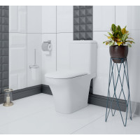 Напольный безободковый унитаз Lavinia Boho Bristol Rimless 3305001R