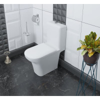 Напольный безободковый унитаз Lavinia Boho Bristol Rimless 3305001R