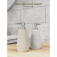 Дозатор для жидкого мыла FORA настольный BRICKS WHITE FOR-BRK021W