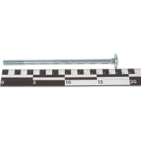 Мебельный болт КРЕП-КОМП цинк, DIN603, 10х180, пр. 5.8, 2 шт. бм10180мф