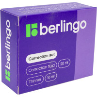 Корректирующая жидкость Berlingo с разбавителем, 10 шт в упаковке, 220 мл KR-230/251