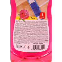 Средство для мытья полов OfficeClean Роза концентрат 1 л 12 штук 246208/А