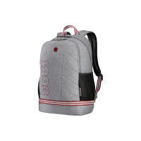 Рюкзак WENGER Collegiate Quadma 16”, серый, 100% полиэстер, 33х17х43 см, 22 л 611666