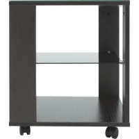 Журнальный стол Мебелик BeautyStyle 6 венге/стекло черное 2281