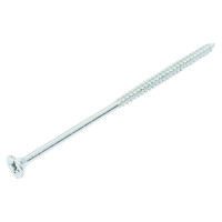 Саморез КРЕП-КОМП белый цинк, POZY, 6х140, 5 шт. бд6140мф