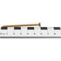 Саморез КРЕП-КОМП желтый цинк, POZY, 4х60, 30 шт. жд460мф