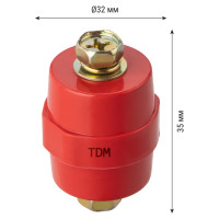 Изолятор TDM ELECTRIC SM35 силовой H35xD32xM8мм с болтом SQ0807-0009