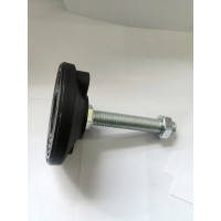 Винтовая регулируемая опора UnitMC 100хМ16х100 (основание PA66, винт сталь) 400202 100xM16x100