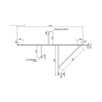 Сварной каркас для акриловой ванны Aquanet Capri 160x100 L/R 00243003
