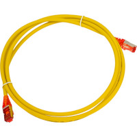 Патч-корд Hyperline PC-LPM-STP-RJ45-RJ45-C5e-2M-LSZH-YL F/UTP, экранированный, Cat.5e 100% Fluke Component 230103