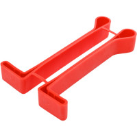 Заглушка DKC торцевая для профиля 100, пластик, красного цвета RAL3020 LS1000 29867