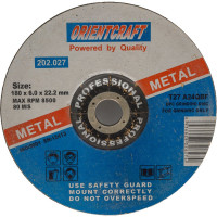 Диск зачистной по металлу (5 шт; 180x6x22.2 мм) Orientcraft OCW180602210