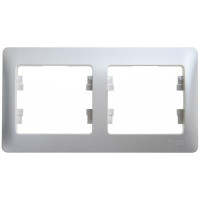 2-ая рамка Systeme Electric Glossa Перламутр, горизонтальная SE GSL000602