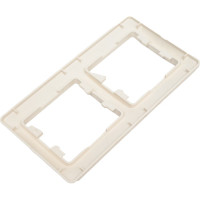 2-ая рамка Systeme Electric Glossa Перламутр, горизонтальная SE GSL000602