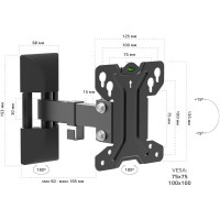 Наклонно-поворотный подвес для телевизоров Harper TVF-32 H00003093